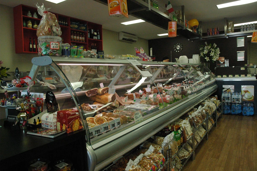 The Italian deli counter at Amici Deli in Chermside